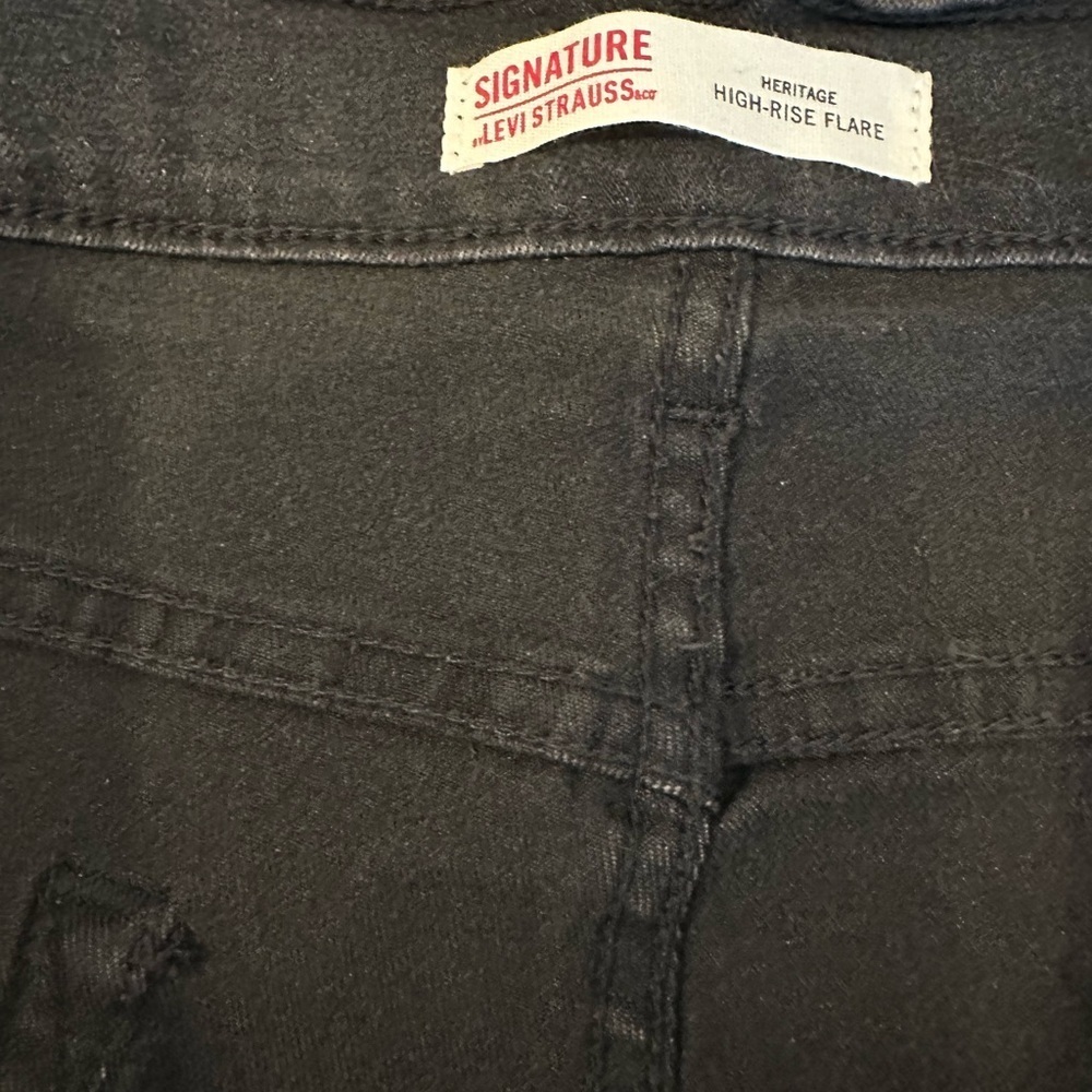 Black Denim Jeans - Picture 2 of 6